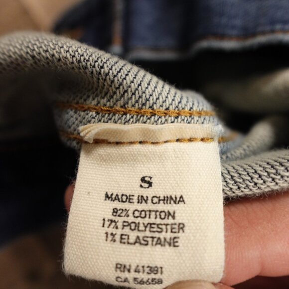 Polo Ralph Lauren Denim Trucker Jacket Kids Small Dark Wash Classic - Picture 8 of 9